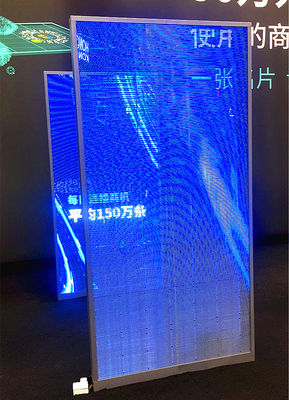 চীন হালকা ওজন স্বচ্ছ LED প্রদর্শন সহজে বিনামূল্যে স্থায়ী LED লক্ষণ ইনস্টল করুন সরবরাহকারী