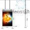 সিলিং ঝুলন্ত ডিজিটাল Signage প্রদর্শন, বিজ্ঞাপন জন্য ডবল পার্শ্বযুক্ত LCD প্রদর্শন সরবরাহকারী